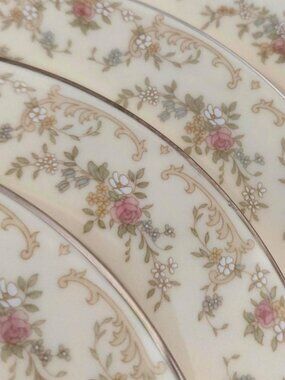 Vtg Royal Doulton Diana Side Plates Set of 4 Fine Bone China England